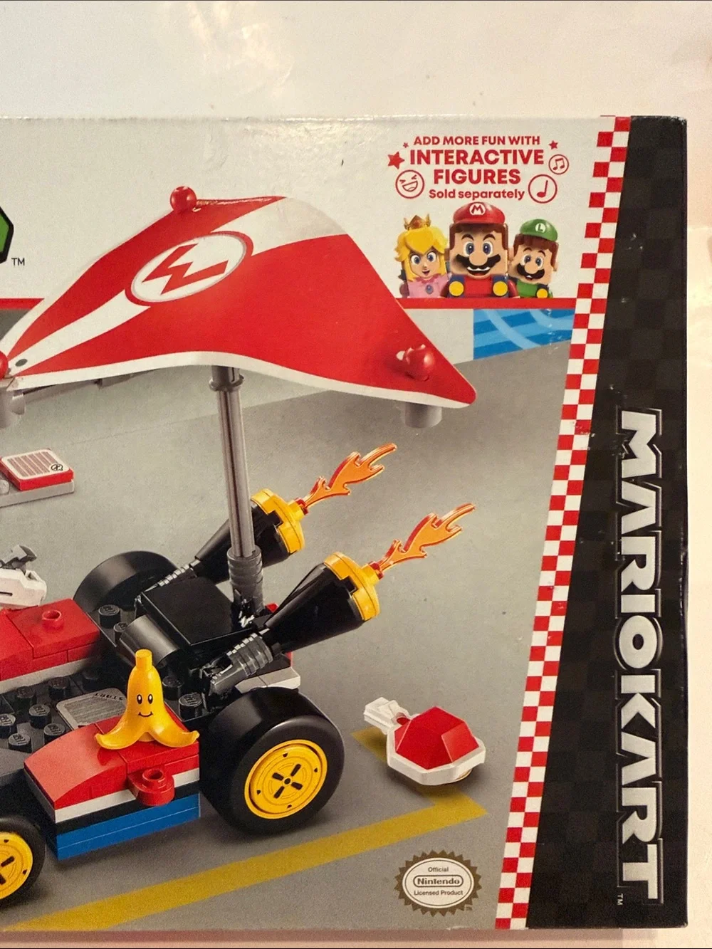 NWT Lego Super Mario Red and Black Kart with Yellow Wheels 2025 Unopened
